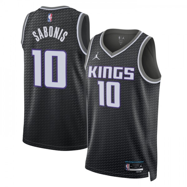 Sacramento Kings Trikot Domantas Sabonis 10 Jordan 2022-23 Statement Edition Schwarz Swingman - Herren Sacramento Kings Trikot Domantas Sabonis 10 Jordan 2022-23 Statement Edition Schwarz Swingman - Herren